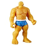 Marvel F3817 Fantastic Four Hasbro Legends Series 3.75-inch Retro 375 Collection Thing Action Figure Toy, Multi, One Size