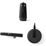 Meeting Owl 4+, Owl Bar et Expansion Mic – Pack Intelligent de visioconférence multicaméra 4K à 360° (focalisation sur l’intervenant, Passage Intelligent d’Une caméra à l’Autre, appairage sans Fil)