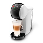 De'Longhi Dolce Gusto EDG225.W Genio S Pod Coffee Machine, compact design, adjustable drink size, 0,8L removable water tank, White