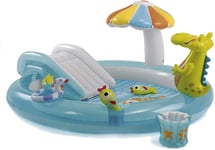 Intex Kids Inflatable Water Play Center “Gator” Crocodile Swimming Paddling Pool