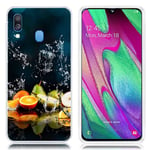 Samsung Deco Galaxy A40 kuoret - Hedelmät Monivärinen