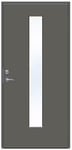 Swedoor ytterdør ECO Tower NCS S7000-N grå klart glass 100 x 210 venstre