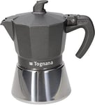 Cafetière À Induction Mocha Tognana Ultra Class, 3 Tasses, Grise