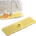 Tapis de Robinet pour évier de Cuisine, Protection Anti-éclaboussures, Tapis de Séchage en Silicone, Plateau d'évier en Pierre à Séchage Rapide,