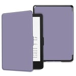 FINTIE Slimshell Case for 6.8" Kindle Paperwhite (11th Generation-2021) and Kindle Paperwhite Signature Edition - Premium Lightweight PU Leather Cover with Auto Sleep/Wake, (Lilac Purple)