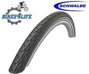 1  Schwalbe Road Cruiser 26 x 1.75 Black Reflective Cycle Tyre & Presta Tube