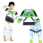 Toy Story Buzz Lightyear Woody Lapset Pojat T-paita Housut Asut Yöpuvut Yöpuvut Loungewear Pyjama Set-1