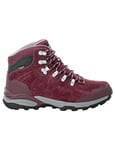 Jack Wolfskin Men's Refugio Texapore Mid W Hiking Shoe, Dark Maroon, 4 UK