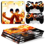 Kit De Autocollants Skin Decal Pour Console De Jeu Ps4 Pro Corps Entier One Piece Horizon, T1tn-P4pro-1392