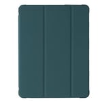 Compatible avec iPad (12,9 Pouces), étui Pliable en Forme de Y avec Fente pour Stylo, matériau Acrylique, Vert foncé