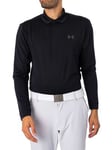 Under ArmourMatchplay Long Sleeve Polo Shirt - Black/Pitch Grey