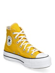 Chuck Taylor All Star Lift Sport Women Sport Shoes Sport Sneakers Sport High Top Sneakers Yellow Converse