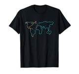 International World Flags T-shirt Flags World Map for kids T-Shirt