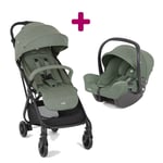 Joie Pack poussette duo Tourist Laurel + coque i-Snug 2