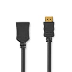 Nedis High Speed ​​​​HDMI-kabel med Ethernet, 1m - Svart