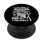 Marimba Player Percussion Instrument Musician Marimbist PopSockets Adhesive PopGrip