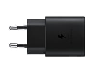 Samsung® | EP-TA800 - Fast Charging Wall Charger - 25 Watt - 3 A - USB-C - Sort