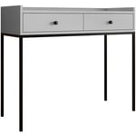 Bestmobilier - Filipo - console - gris - 100 cm - gris