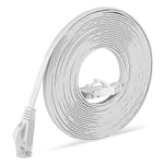 2024-20m - Cat 6 Ethernet-kabel - Platt RJ45-nätverkskabel - 1000 Mbit/s hastighet - Gigabit LAN-kabel - Plattband Internet-patchkabel för PC PS