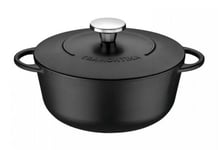 Tramontina 20906/024 Trento Cast Iron Casserole Pan Dish Oven Pot 24cm 4 Litre