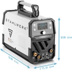 Stahlwerk - Poste de soudage dc tig 200 Puls st Equipement complet Digital mma E-Hand - Weiß