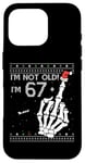 Coque pour iPhone 16 Pro 67 + 1 Flip Off Middle Finger - Funny Skull 68th Birthday