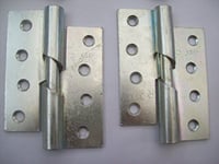 Ironmongery World Right Or Left 4" Silver/Zinc Plated Steel Rising Door But...