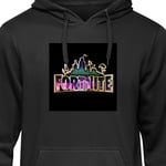 Barn-Hoodie | Mjuk Huvtröja för Barn Fortnite svart 9-11 År