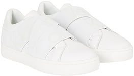 Calvin Klein Jeans Women Cupsole Trainers Classic, White (Bright White/Creamy White), 6 UK