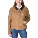 Carhartt Avslappet passform kanvas Detroit Jakke, Dame, Carhartt® brown, XS