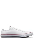 Converse Unisex Ox Trainers - White, White, Size 9, Women