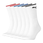 PUMA Mixte Puma Unisex Sport Crew Stripe Socks (3 Pack) Chaussettes, Blanc., 43-46 EU