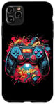 Coque pour iPhone 11 Pro Max Gamer Esthétique Graphique Gaming Jeux Vidéo Garçons Ados