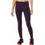 Asics Winter Womens Running Tights Purple Run Sports Training Jogging Ladies Gym