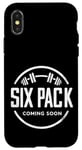 Coque pour iPhone X/XS Six Pack Coming Soon - ----