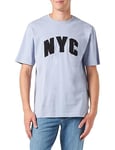 ONLY & SONS Men's Onstroy RLX Text Print Ss Tee T-Shirt, Eventide, S