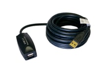 Exsys Usb 2.0 Extension Cable 5M, 5 M, Usb A, Usb A, Hane/Hona, 0,48 Gbit/S, Svart