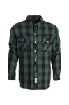 West Coast Choppers Aramid Riding Flannel MC-Skjorta Grön-Svart