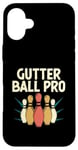 Coque pour iPhone 16 Plus Gutter Ball Pro Bowling Tenpin