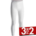 Dovre Long Johns Hvit bomull Medium Herre