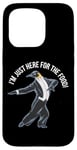 iPhone 15 Pro Funny Penguin Tuxedo I'm Just Here for the Food Case