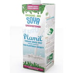 💚 2 x Plamil Organic Soya Milk Unsweetened 1lt