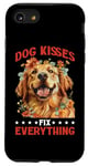 Coque pour iPhone SE (2020) / 7 / 8 Dog Kisses Fix Everything Amoureux des chiens -----