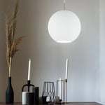 Pendel Boule Plafonnier Lampe En Verre Blanc Grand Lumière