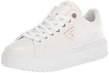 GUESS Femme Denesa Basket, Blanc 145, 38.5 EU