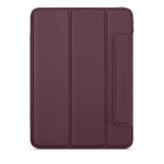 OtterBox Coque Folio pour iPad Pro 11-in (2nd/1st gen), Antichoc, Anti-Chute, étui Folio de Protection Fin, Ripe Burgundy