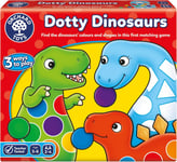 Orchard Toys Dotty Dinosaurs Game, Colour and Shape Game for Children, 2 Games