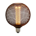 Dekorlampe Natt Globe Svart Metal E27