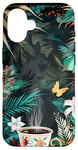 Coque pour iPhone 16 White Pop Art Tropical Magic Book Floral Coffee Books