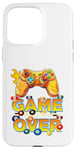 Coque pour iPhone 15 Pro Max Game Over Vintage Retro Jeux Vidéo Gaming